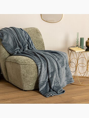 Plaid flanelle uni OLLIS