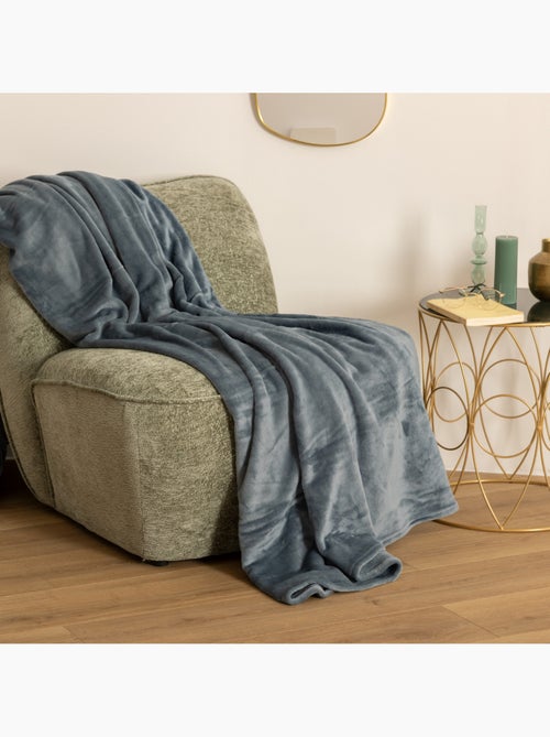 Plaid flanelle uni OLLIS - Kiabi