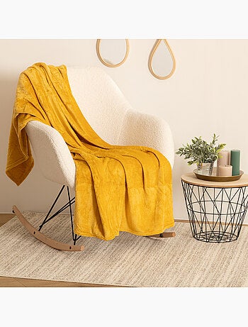 Plaid flanelle uni OLLIS