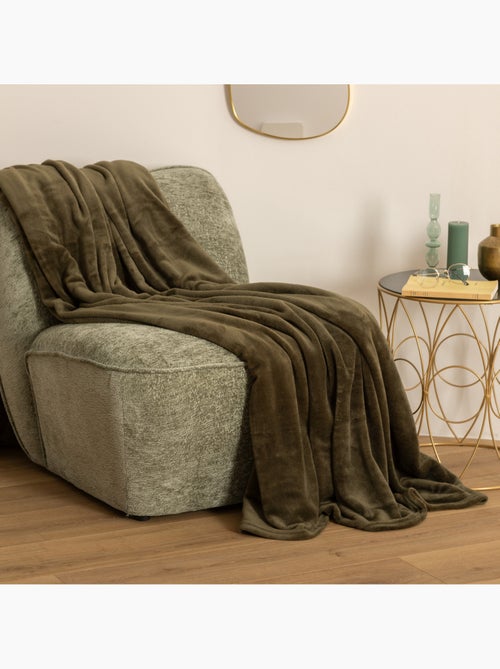 Plaid flanelle uni OLLIS - Kiabi