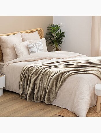 Plaid flanelle uni OLLIS