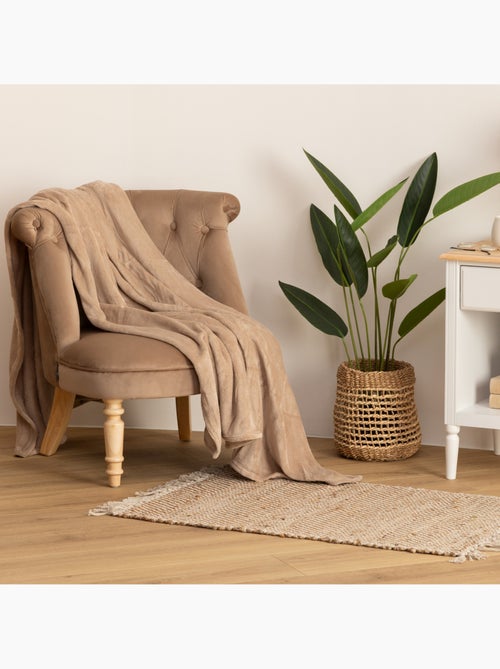 Plaid flanelle uni OLLIS - Kiabi