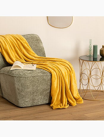 Plaid flanelle uni OLLIS