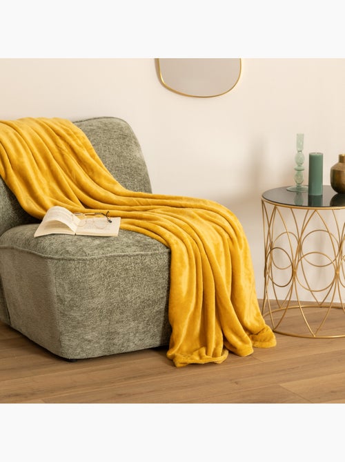 Plaid flanelle uni OLLIS - Kiabi