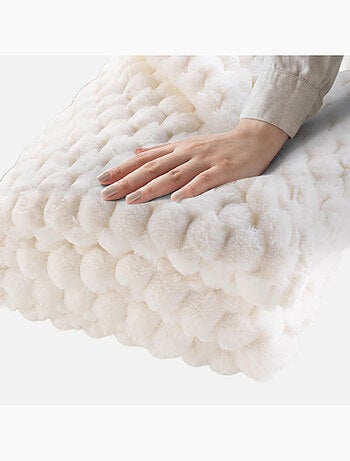 Plaid Frosty Imitation Fourrure / Sherpa