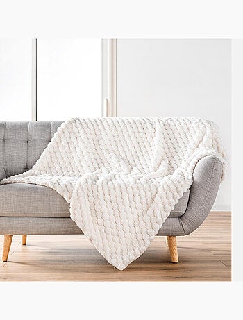 Plaid Frosty Imitation Fourrure / Sherpa