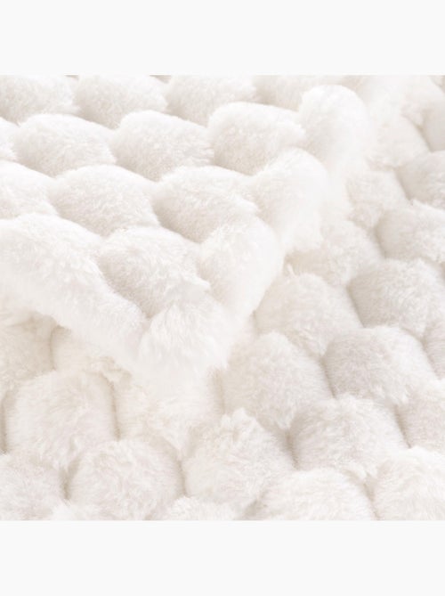 Plaid Frosty Imitation Fourrure / Sherpa - Kiabi Plaid Frosty Imitation Fourrure / Sherpa - Kiabi