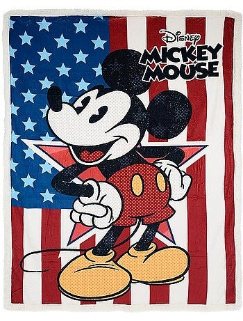 Plaid garçon mickey - licence officielle