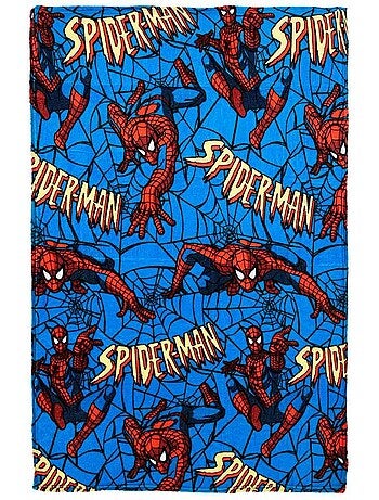 Plaid garçon spiderman - licence officielle