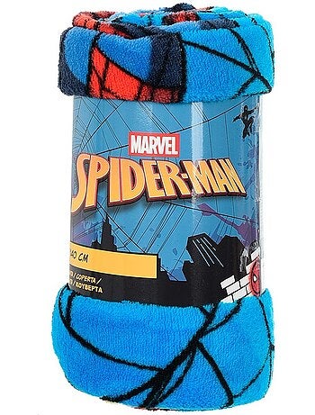 Plaid garçon spiderman - licence officielle
