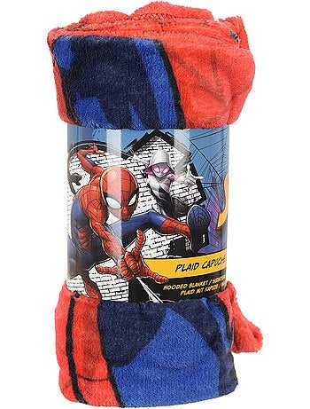 Plaid garçon spiderman - licence officielle
