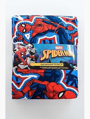 Plaid garçon spiderman - licence officielle