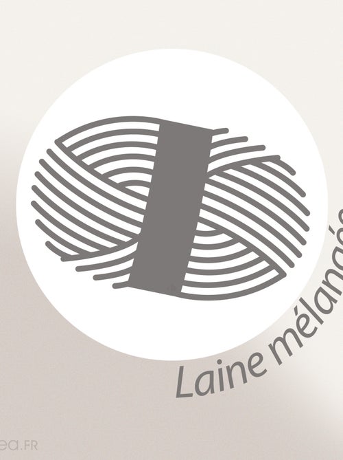 Plaid gaze de coton et laine ESTRELA - Kiabi