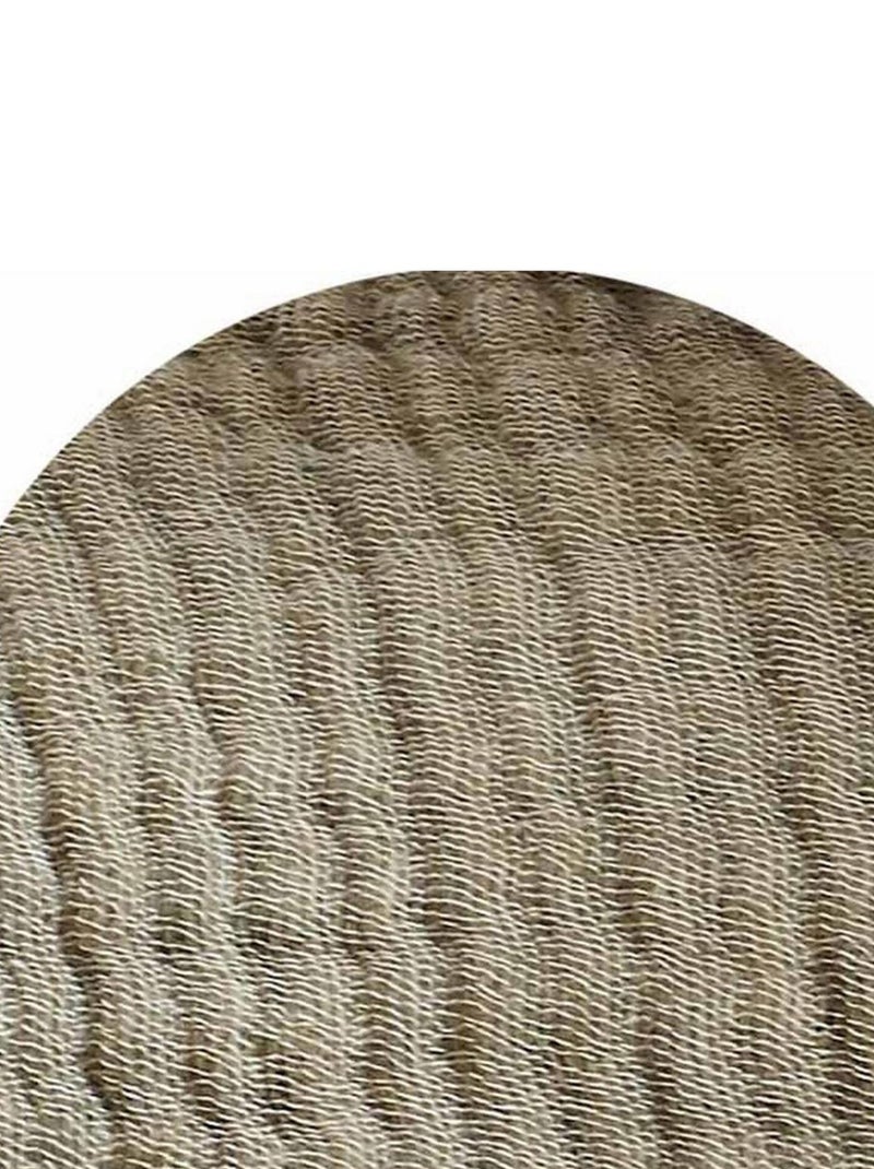 Plaid gaze de coton et laine ESTRELA Vert clair - Kiabi