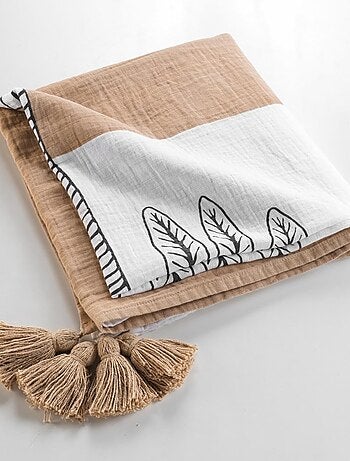 Plaid Gaze de coton OASIA Douceur d'Intérieur