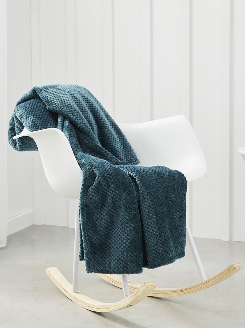 Plaid grand format paon - Kiabi