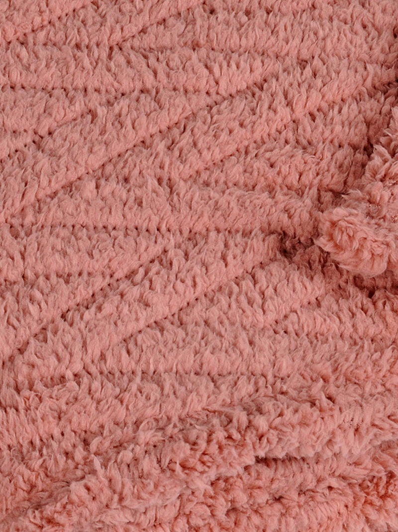Plaid graphique et coloré Rose clair - Kiabi