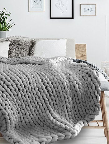 Plaid grosse maille CHUNKY