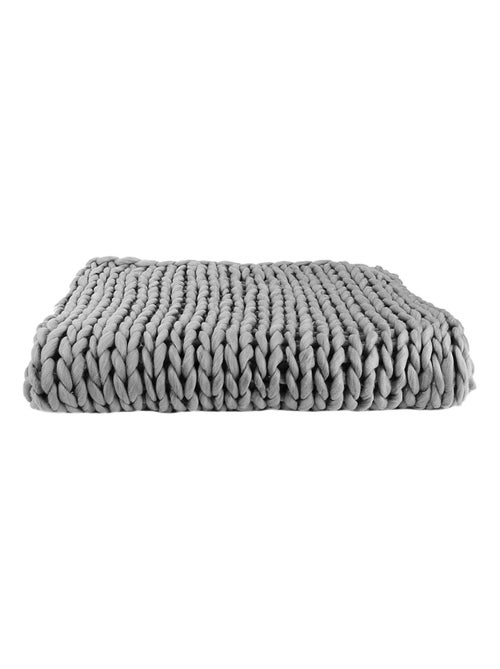Plaid grosse maille CHUNKY - Kiabi