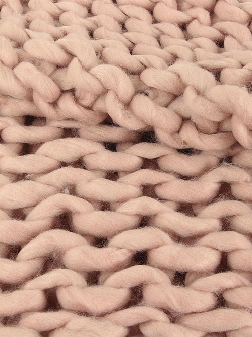 Plaid grosse maille CHUNKY - Kiabi