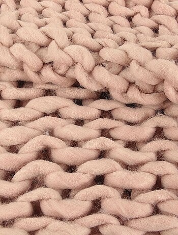 Plaid grosse maille Chunky