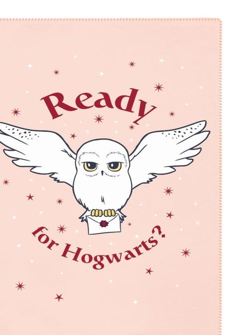 Plaid Harry Potter Hedwige Harry Potter 110x130 cm - 100% Polyester - Kiabi