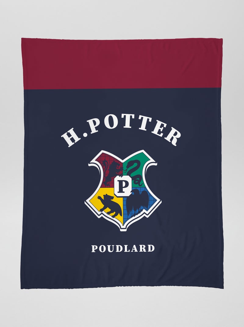 Plaid 'Harry Potter' Marine - Kiabi