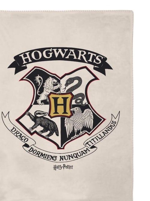 Plaid Harry Potter Poudlard 110x130 cm - 100% Polyester - Kiabi
