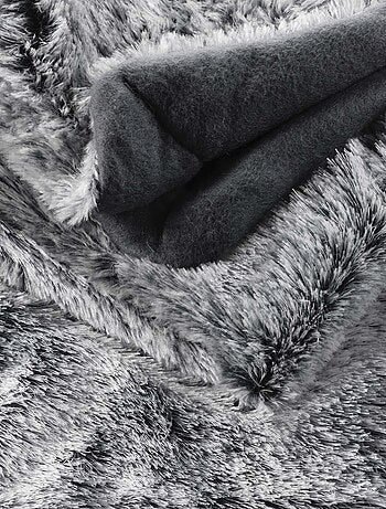 Plaid imitation fourrure antartic - Douceur D'intérieur