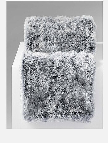 Plaid imitation fourrure antartic - Douceur D'intérieur