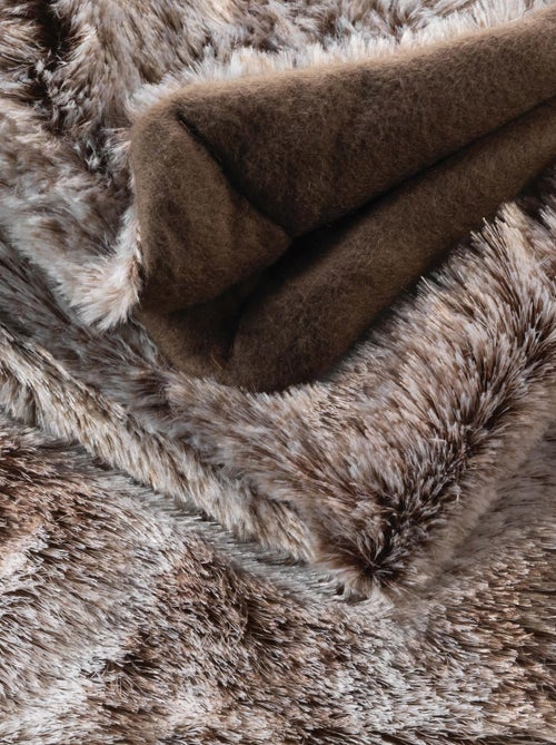 Plaid imitation fourrure antartic - Douceur D'intérieur - Kiabi