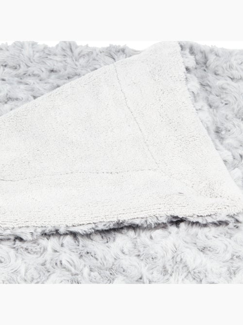 Plaid imitation fourrure BOUCLETTE - Kiabi Plaid imitation fourrure BOUCLETTE - Kiabi