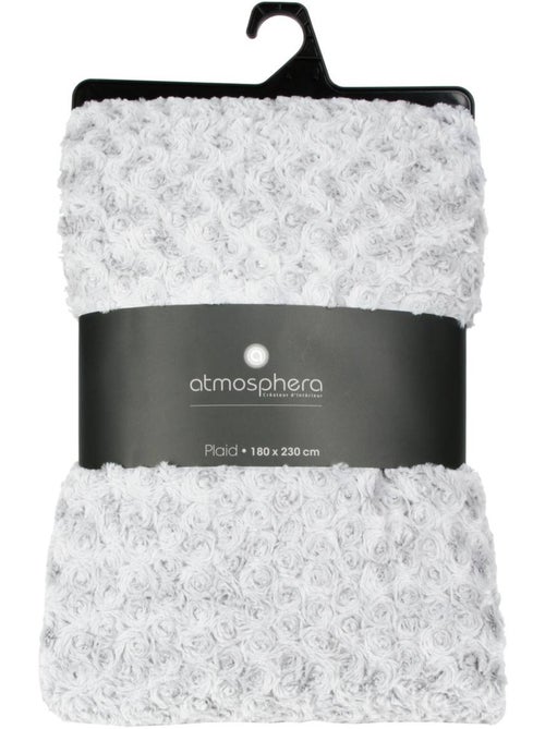 Plaid imitation fourrure BOUCLETTE - Kiabi