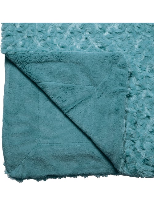 Plaid imitation fourrure BOUCLETTE - Kiabi