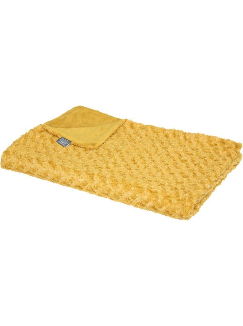 Plaid imitation fourrure BOUCLETTE - Kiabi