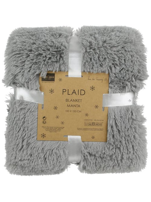 Plaid imitation fourrure LICIA - Kiabi