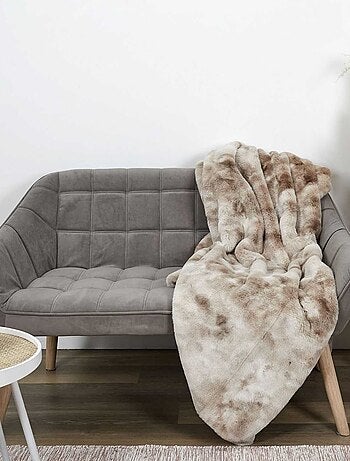 Plaid imitation fourrure Opulence