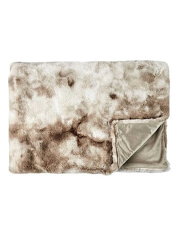 Plaid imitation fourrure Opulence