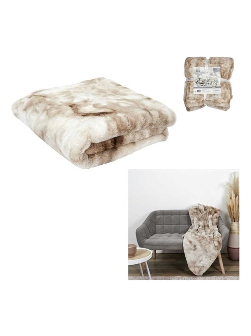 Plaid imitation fourrure OPULENCE - Kiabi Plaid imitation fourrure OPULENCE - Kiabi