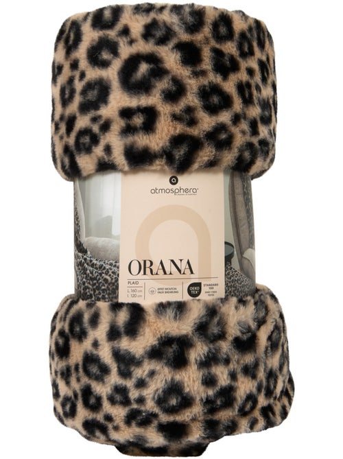 Plaid imitation fourrure ORANA - Kiabi