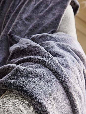 Plaid imitation fourrure polyester LOU