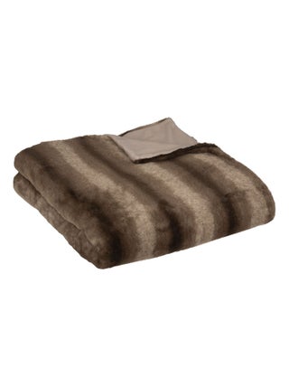 Plaid imitiation fourrure Grizzli