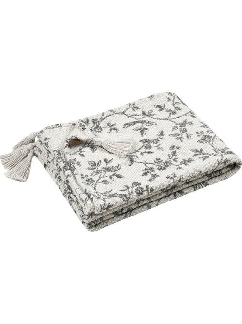 Plaid imprimé floral esprit campagne chic - Kiabi Plaid imprimé floral esprit campagne chic - Kiabi