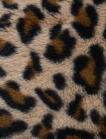 Plaid imprimé léopard - Effet fourrure