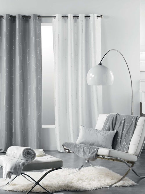 Plaid imprime metallise Domeas - Kiabi