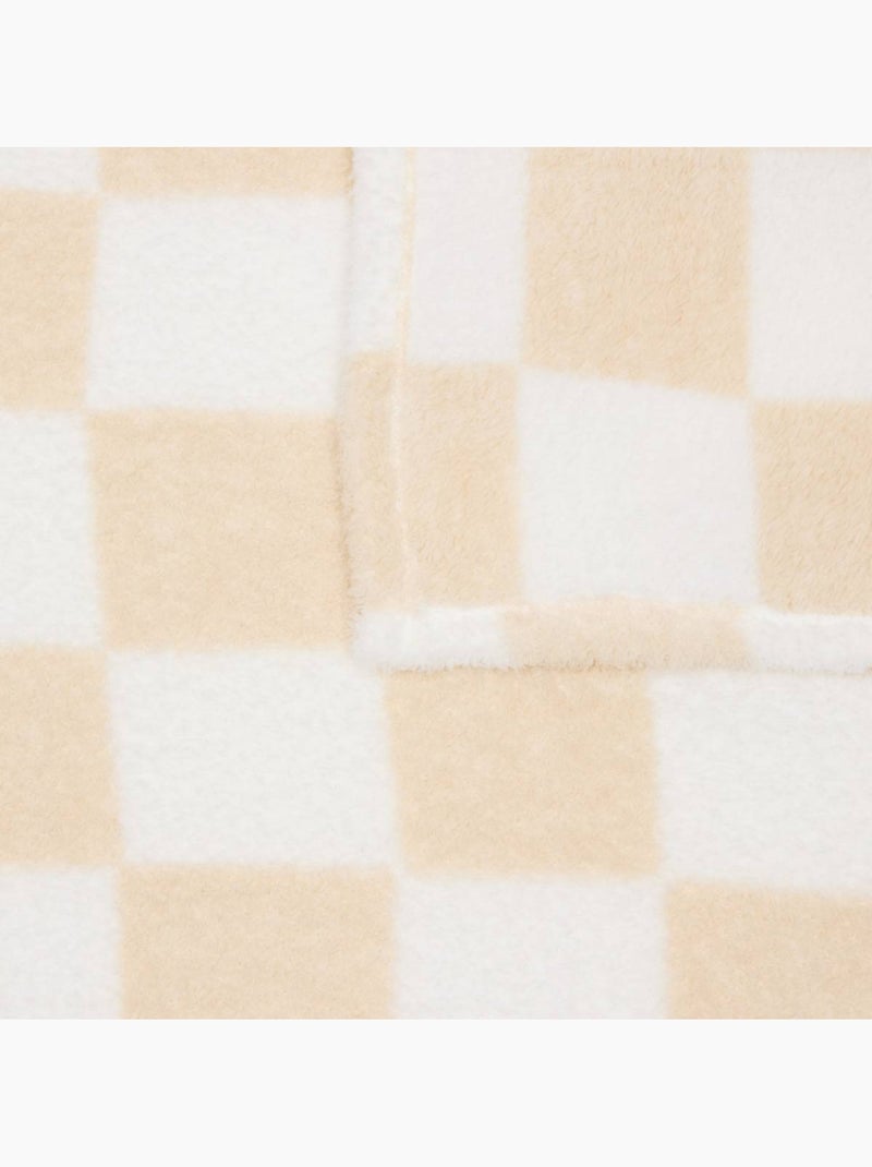Plaid imprimé orlando Beige - Kiabi