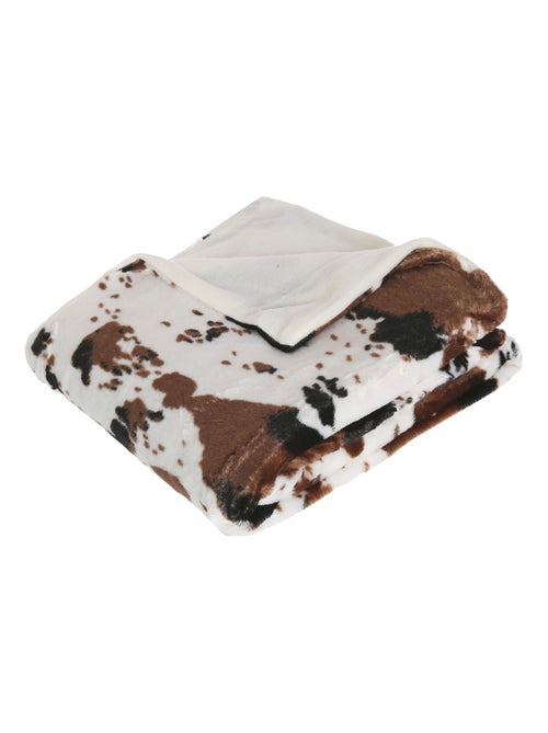 Plaid imprimé vache - Kiabi Plaid imprimé vache - Kiabi