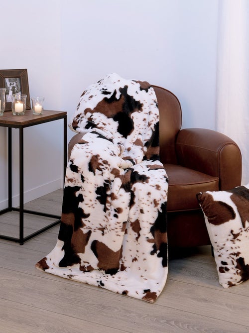 Plaid imprimé vache - Kiabi Plaid imprimé vache - Kiabi