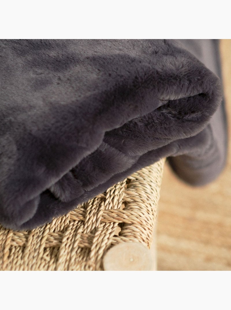 Plaid INDIES gris anthracite - Kiabi