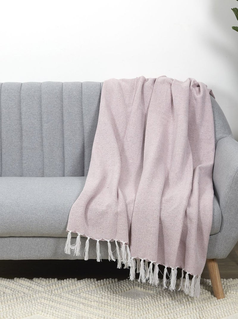 Plaid jacquard Rose - Kiabi